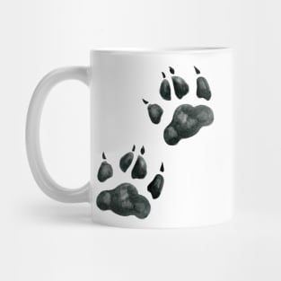 two black paws Mug